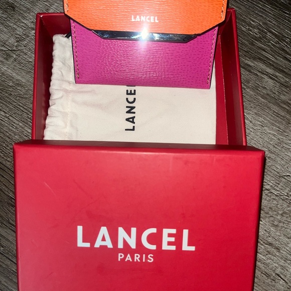 Lancel Women's Orange and Pink Wallet - Picture 1 of 11